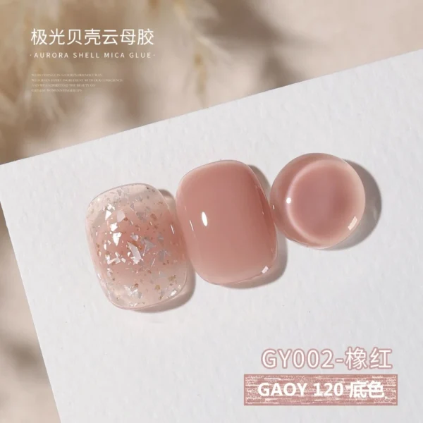 Gaoy Aurora Shell Mica Gel Nail Polish