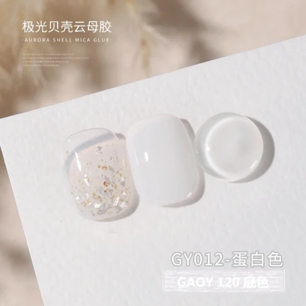 Gaoy Aurora Shell Mica Gel Nail Polish