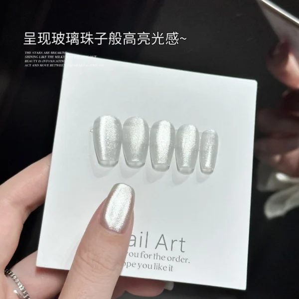 Gaoy Ceramic White Cat Eye Gel Nail Polish 11ML