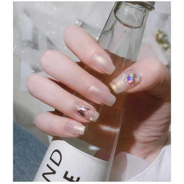my-11134207-7r98x-lx6fzi5lyq96dd Gaoy Quicksand Gold Gel Nail Polish 7.3ML