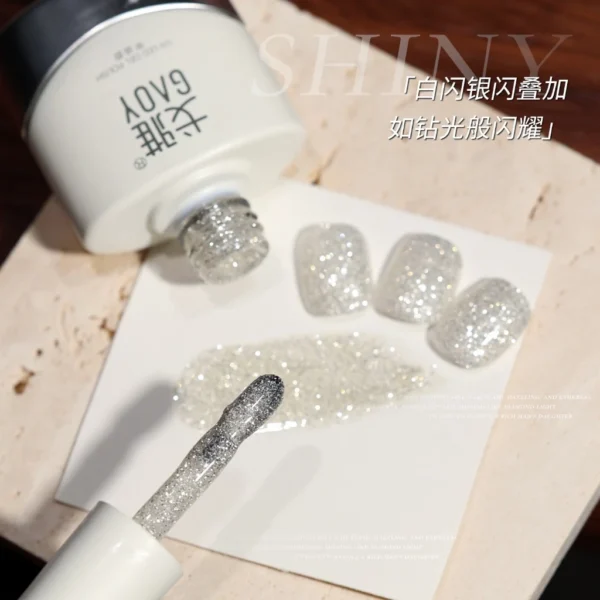 Gaoy Glitter Galaxy Gel Nail Polish 11ML