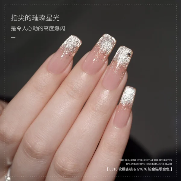 my-11134207-7ras8-m2qcosl2j0o6c7 Gaoy Platinum Cat Eye Gel Nail Polish 11ML