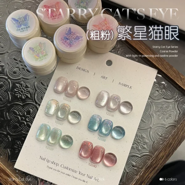 my-11134207-7ras9-mbxo21n70h1z4d Gaoy Starry Cat Eye Gel Nail Polish 2.5G