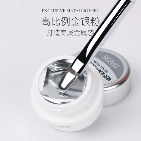 Gaoy Mirror Metal Gel Nail Polish 11ML