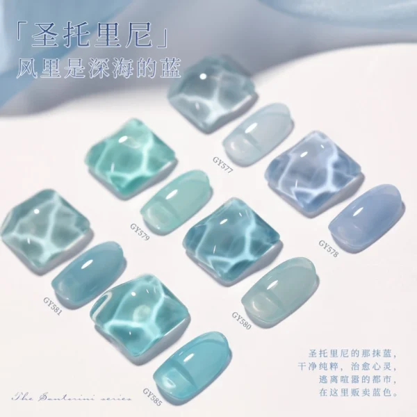 my-11134207-7rasf-m2fg1bxvvin30f Gaoy Santorini Blue Gel Nail Polish 11ML