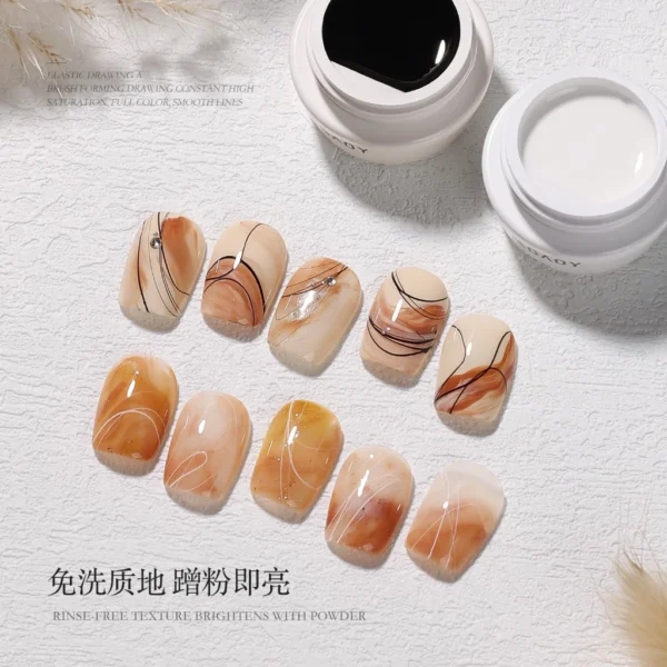 my-11134207-7rasf-m3ue5q4nqtto76 Gaoy Spider Gel Nail Art Paint 5G
