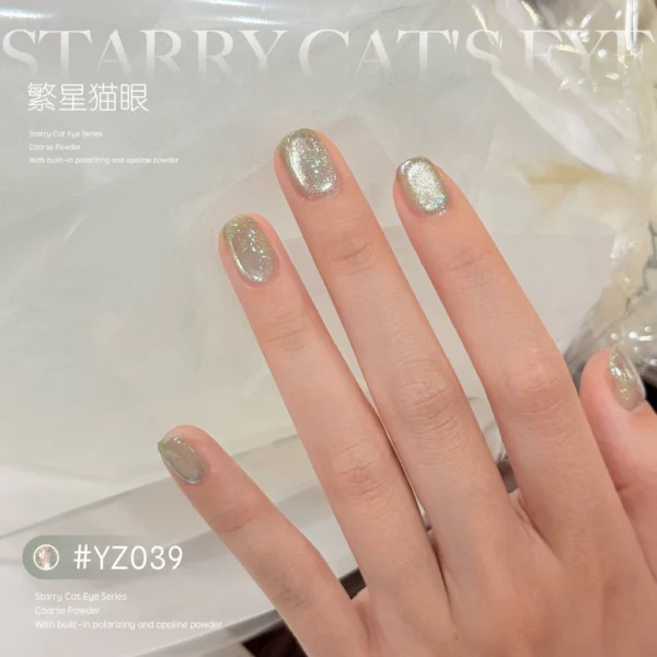 my-11134207-7rasi-mbxnvx6vmb87a6 Gaoy Starry Cat Eye Gel Nail Polish 2.5G