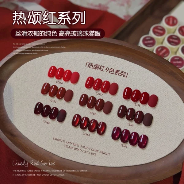 my-11134207-820la-miv7dv959p1hc2 Gaoy Ruby Glass Cat Eye Gel Nail Polish 2.5G